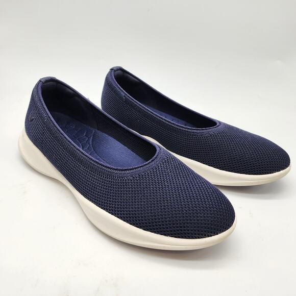 Vivaia Izabel Walker Pro Hybrid Ballet Flats Navy Blue Slip-on EU 36 US 5.5-6 - Picture 1 of 8